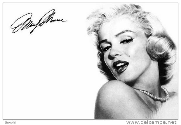 E-10zc/Mm43^^   Actress  MARILYN MONROE  , ( Postal Stationery , Articles Postaux ) - Actors