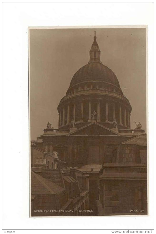 OLD FOREIGN 3756 - England - THE DOME OF ST. PAULS - St. Paul's Cathedral