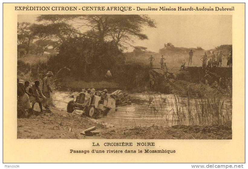 CPA - La Croisière Noire - Expedition Citroën - Centre Afrique - Deuxiéme Mission Haardt Audouin Dubreuil - Mozambique