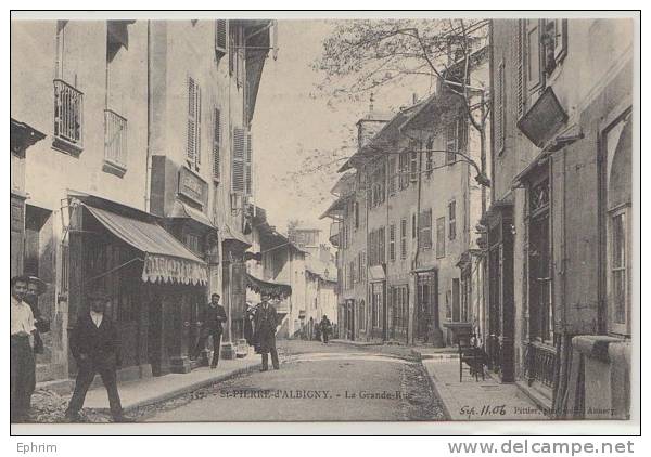 SAINT-PIERRE-D'ALBIGNY - La Grande-Rue 1906 - Saint Pierre D'Albigny