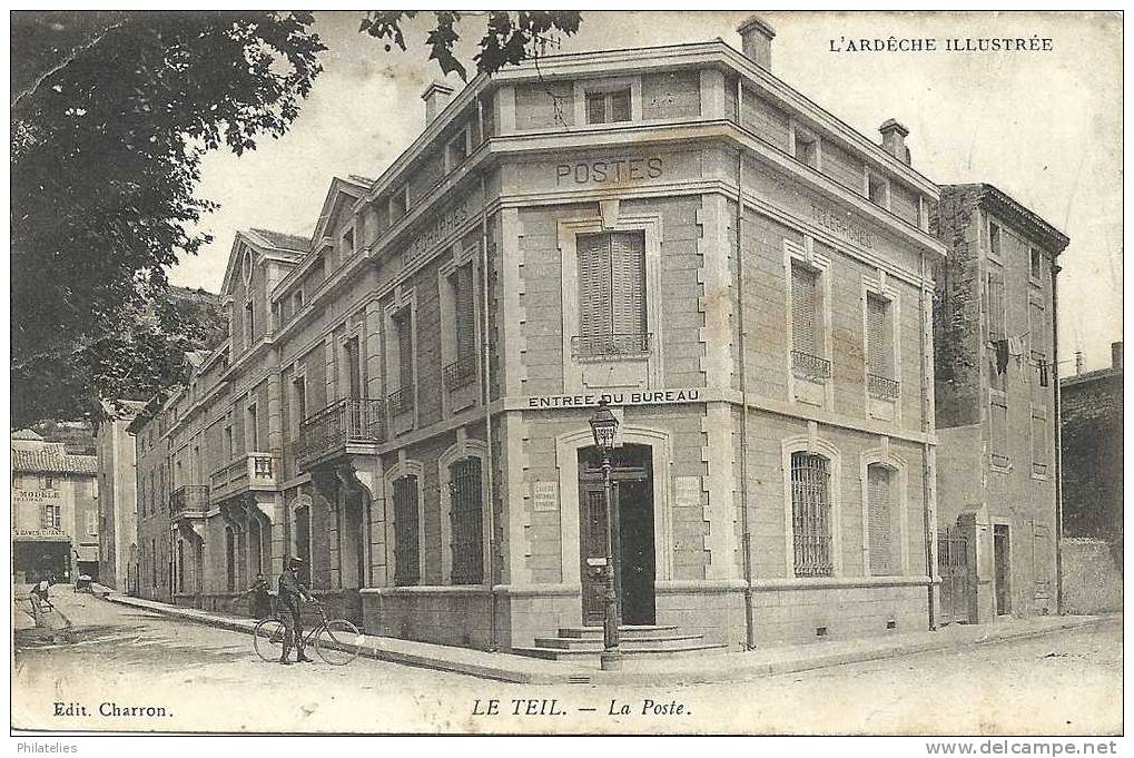 LE TEIL  LA POSTE1914 - Le Teil