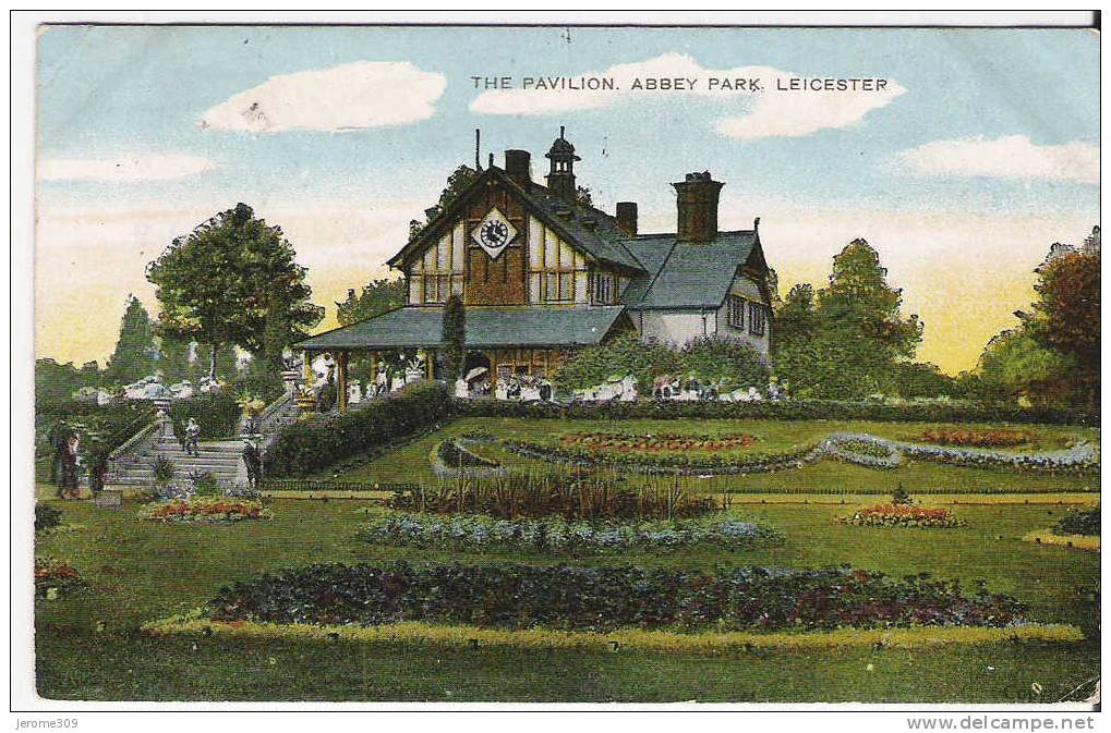 ROYAUME-UNI - LEICESTER - CPA - Leicester, The Pavilion - Abbey Park - Leicester