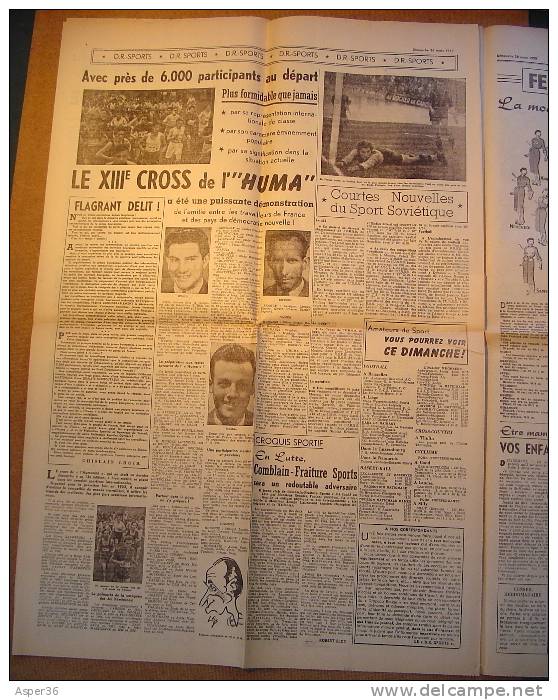 Journal "Le Drapeau Rouge"1950 (contre Le Retour Du Roi Léopold III) - Collections