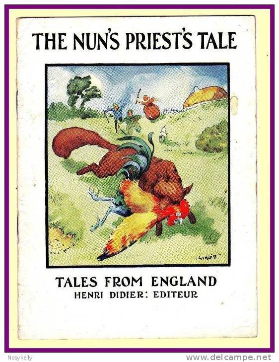 (Renard)   The Nun's Priest's Tale   ...   Tales From England   .... Illustrated By G.W. IRWIN - Livres Illustrés