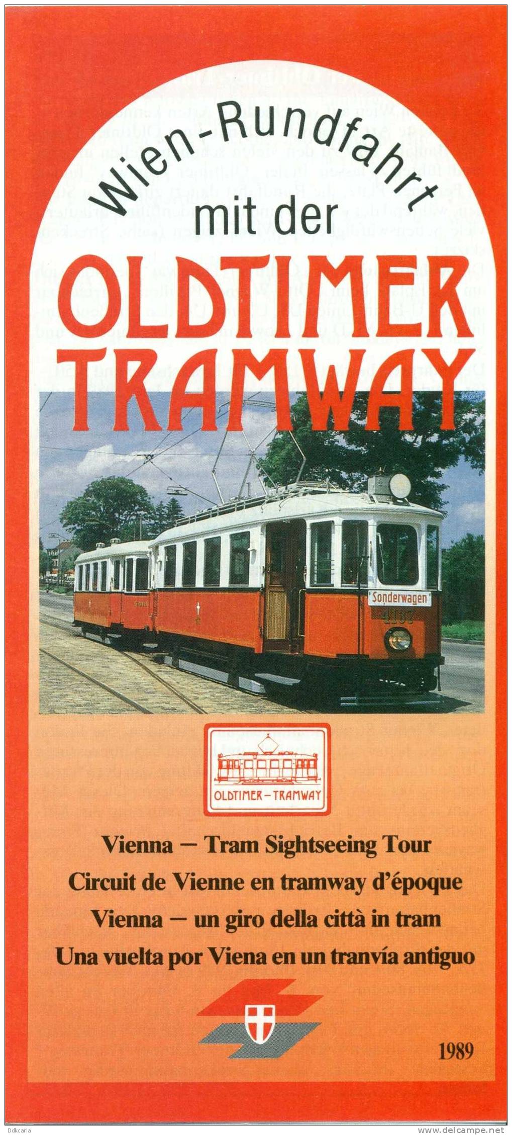 Dépliant - Wien-Rundfahrt Mit Der OLDTIMER TRAMWAY - Verkehr