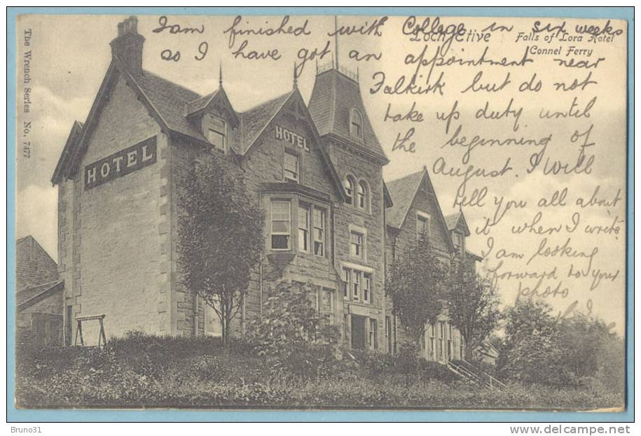 Loch Etive :  Falls Of Lora Hotel ; Connel Ferry . 1906 . - Argyllshire