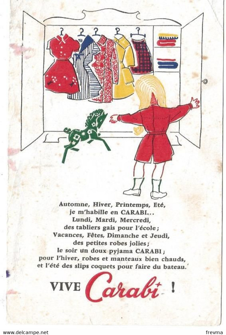 Buvard Carabi Je M'habille En Carabi - Kleding & Textiel