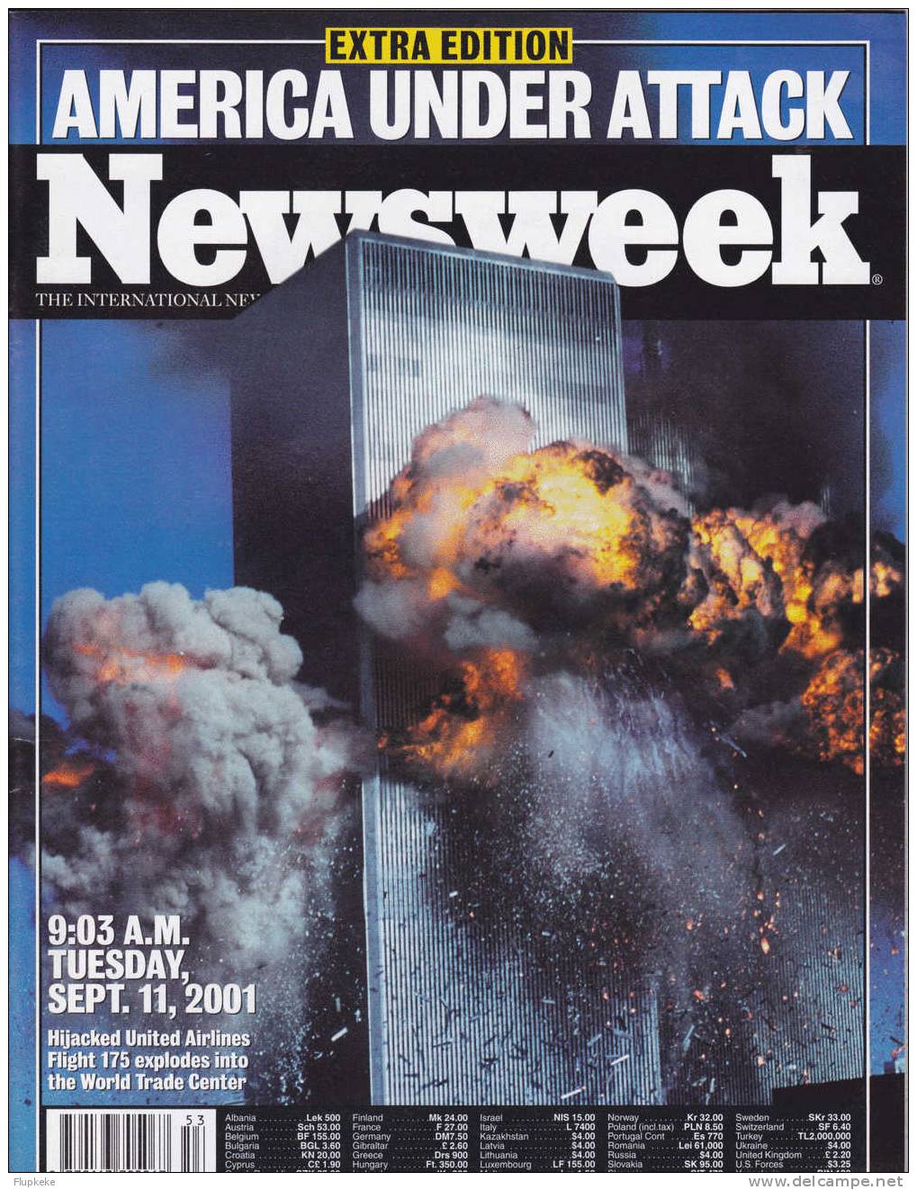 Newsweek Extra Edition September 11, 2001 America Under Attack - Histoire