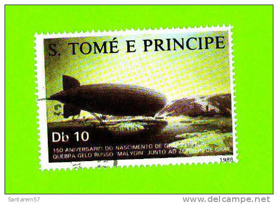 Timbre Oblitéré Used Mint Stamp Selo Carimbado Quebra Gelo Russo Malygin S. TOME E PRINCIPE Db10 1988 - Sao Tomé Y Príncipe