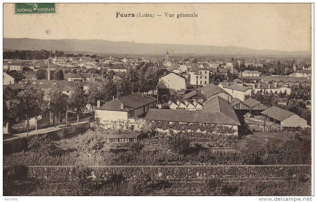 42 FEURS Vue Générale - Feurs