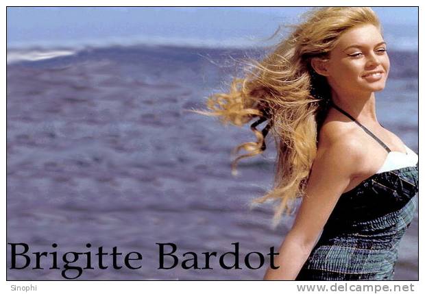 E-10zc/Bb 54^^  Actress  Brigitte Bardot , ( Postal Stationery , Articles Postaux ) - Actors