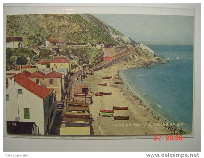 8244 GIBRALTAR CATALAN BAY VILLAGE    POSTCARD   YEARS  1920  OTHERS IN MY STORE - Gibilterra