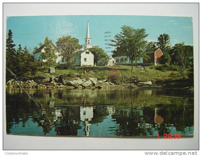 8858 BOOTHBAY HARBOR REGION MAINE USA  POSTCARD   YEARS  1960  OTHERS IN MY STORE - Autres & Non Classés