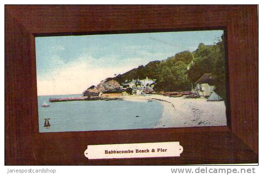 BABBACOMBE BEACH & PIER - C 1910s -TORQUAY - Devon - Torquay