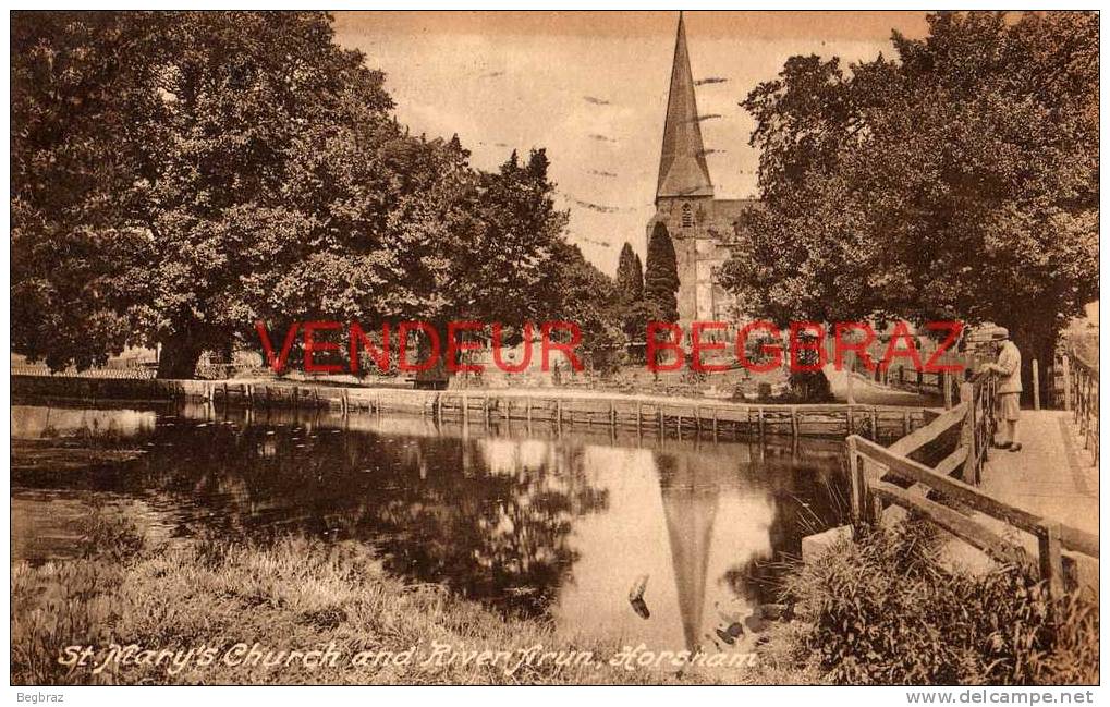 HORSHAM       ST MARY S CHURCH AND RIVER - Autres & Non Classés