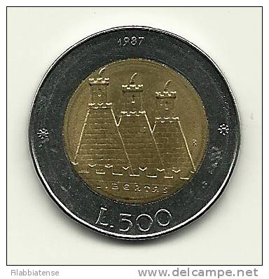 1987 - San Marino 500 Lire   ----- - Saint-Marin