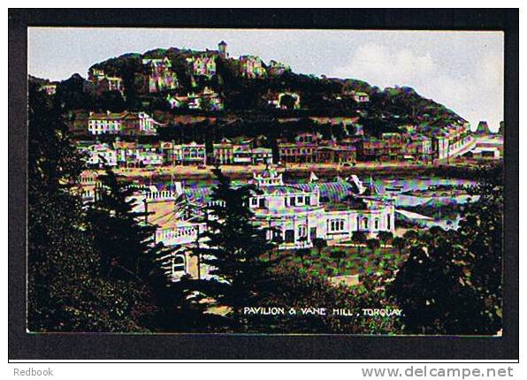 Early Postcard Pavilion & Vane Hill Torquay Devon - Ref 536 - Torquay