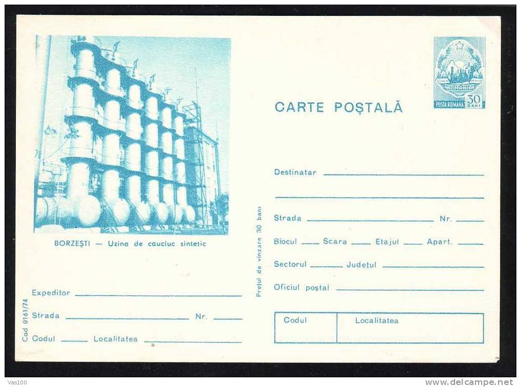 Romania Rare Enteire Postal Stationery Postcard Chimie ,Chemestry  Code 161/74. - Chemistry