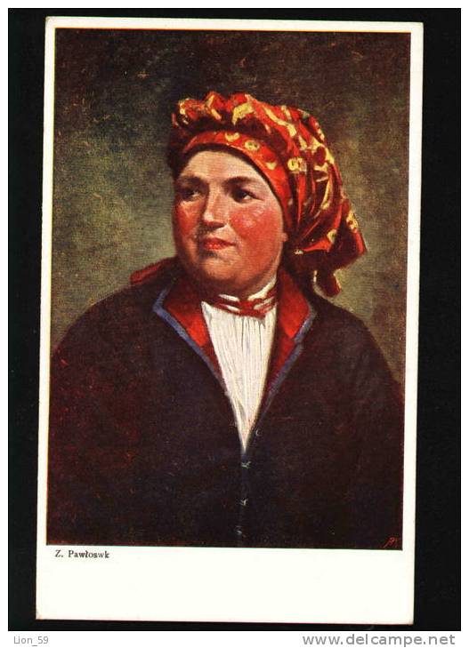 Art Z. PAWLOSWK - POLAND WOMAN Series - #  10 A. F. W. III/2 Pc 20659 - Non Classés