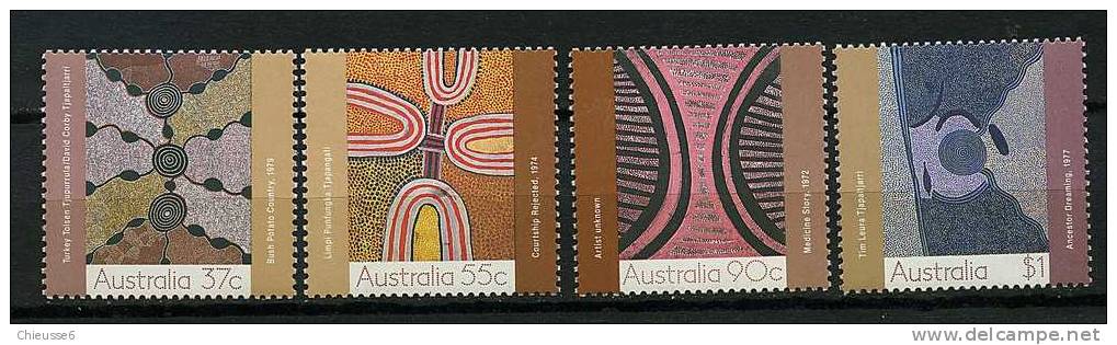 Australie ** N° 1090 à 1093 - Art Du Désert - Mint Stamps