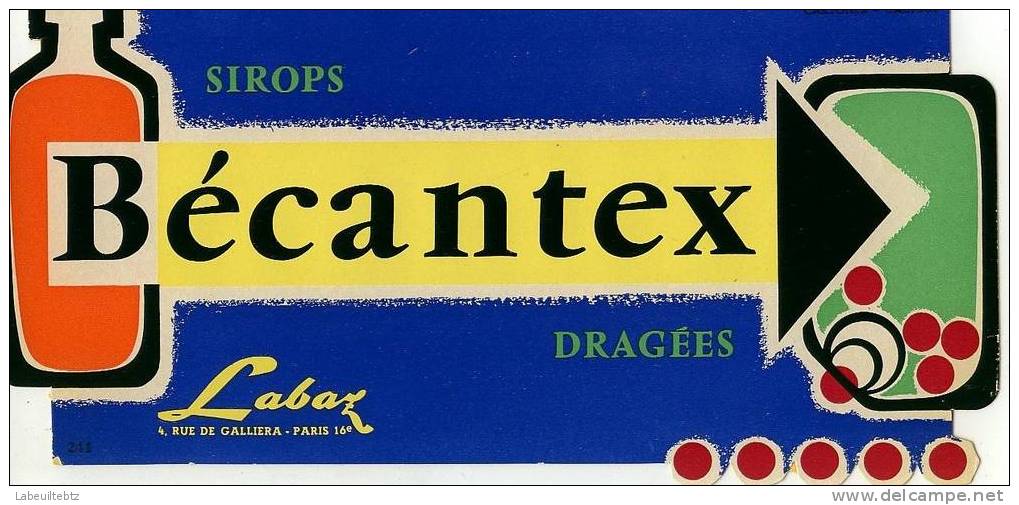 BUVARD - Laboratoires LABAZ PARIS Bécantex - Produits Pharmaceutiques