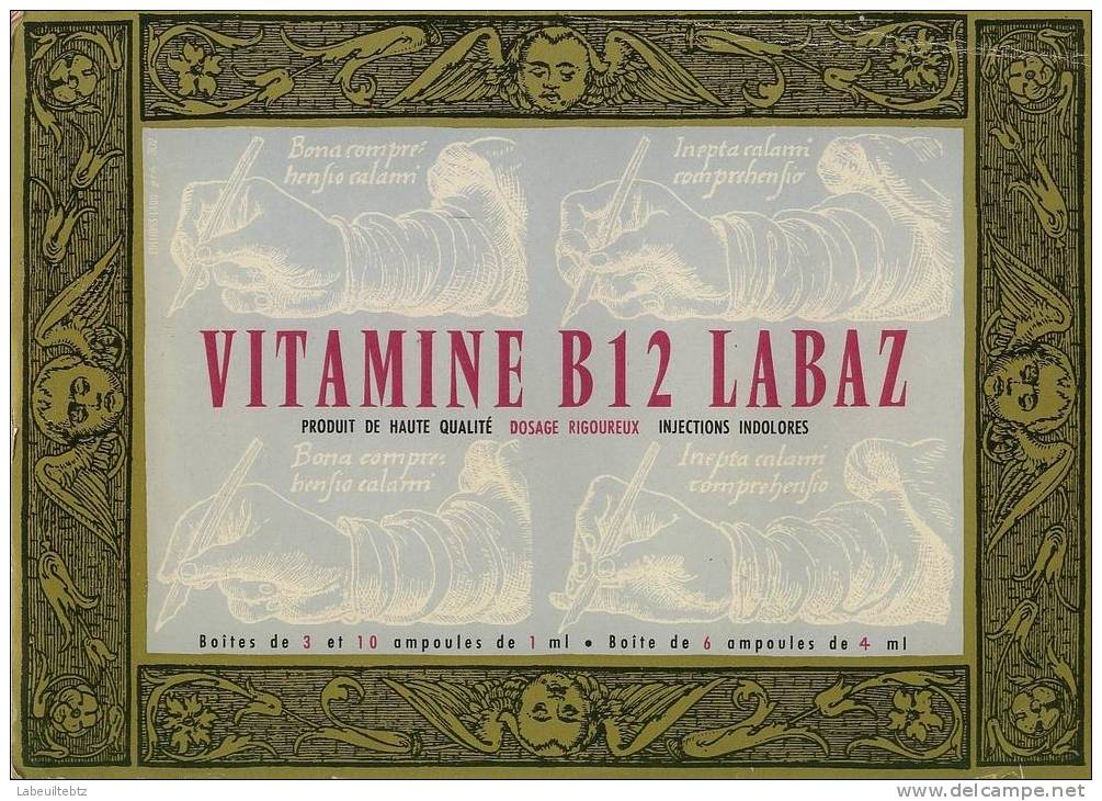 BUVARD - Laboratoires LABAZ - Vitamine B12 Injections Indolores - Droguerías