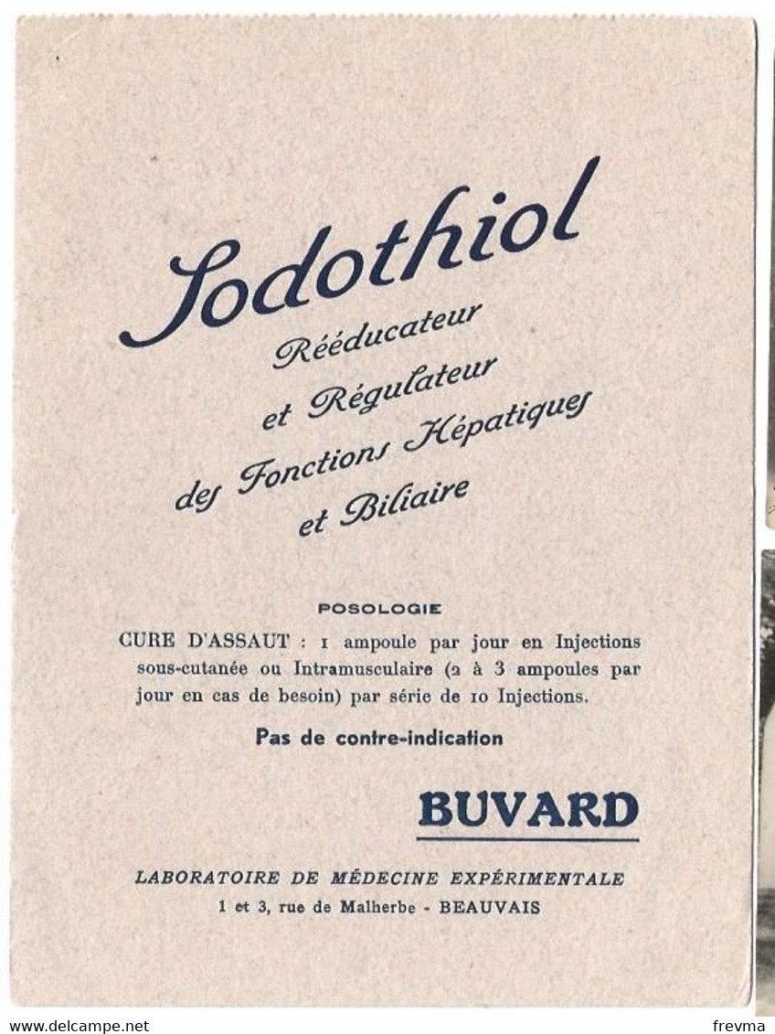Buvard Sodothiol Reeducateur - Produits Pharmaceutiques