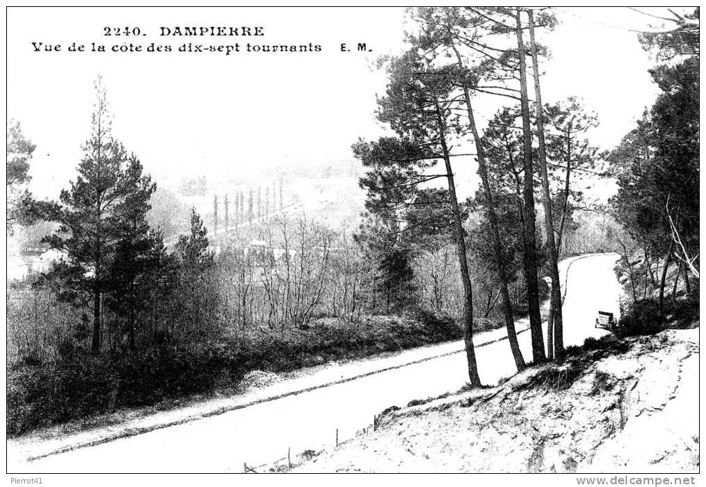 Vue De La Côte Des 17 Tournants - Dampierre En Yvelines