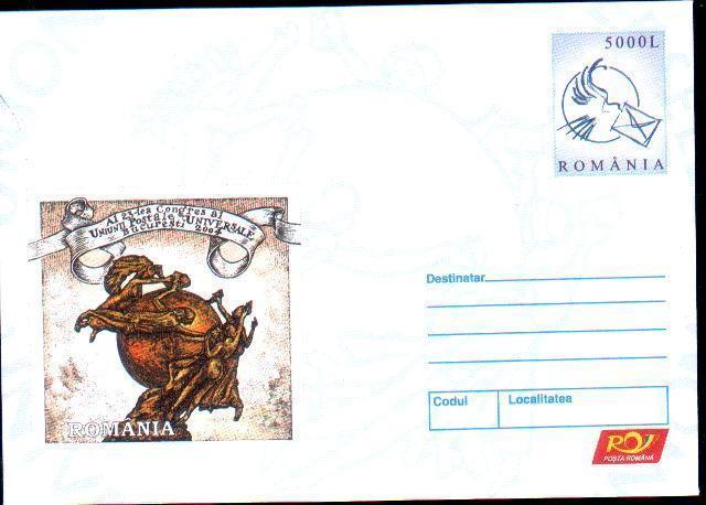 Entier Postal Stationery 161/2004,Congress U.P.U. Bucharest-Romania,Paypall - U.P.U.