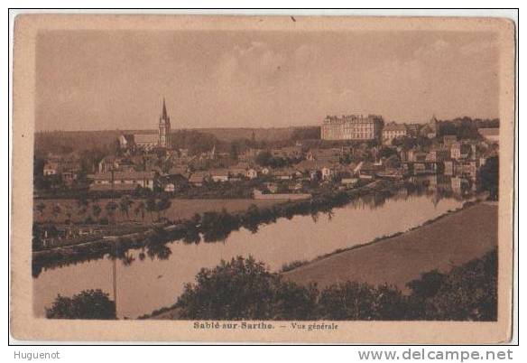 D - CARTE POSTALE - 72 - SABLE SUR SARTHE - VUE GENERALE - - Sable Sur Sarthe