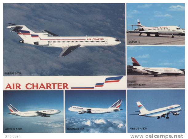 Flotte Des Appareils De La Compagnie Air Charter Carte PI Réf. 486 - 1946-....: Moderne