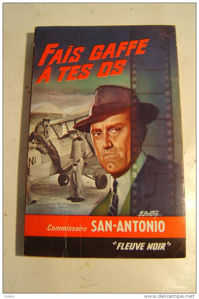 ROMAN POLICIER / SAN ANTONIO N° 90 DE 1° TRI 1966 / FAIS GAFFE A TES OS  / TRES BEL  ETAT - San Antonio