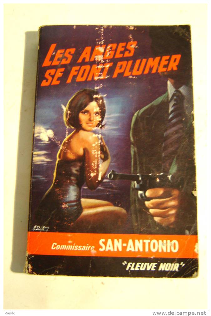 ROMAN POLICIER / SAN ANTONIO N° 123 DE 2° TRI 1965 / LES ANGES SE FONT PLUMER  / TRES BEL  ETAT - San Antonio