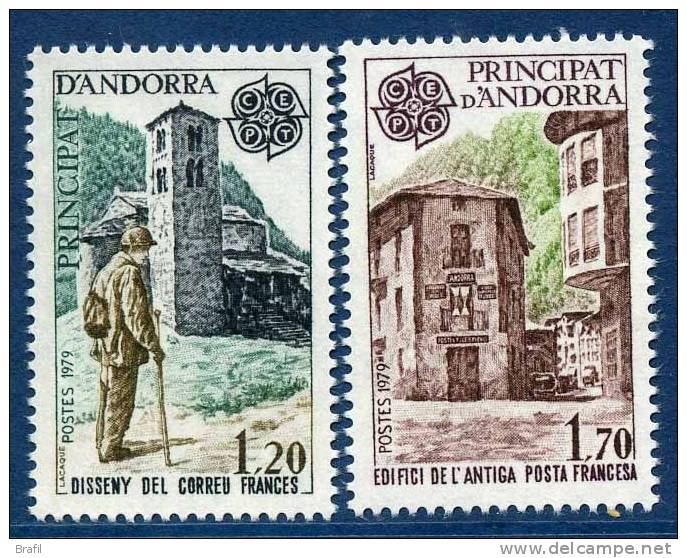 1979 Europa C.E.P.T., Andorra, Serie Completa Nuova (**) - 1979