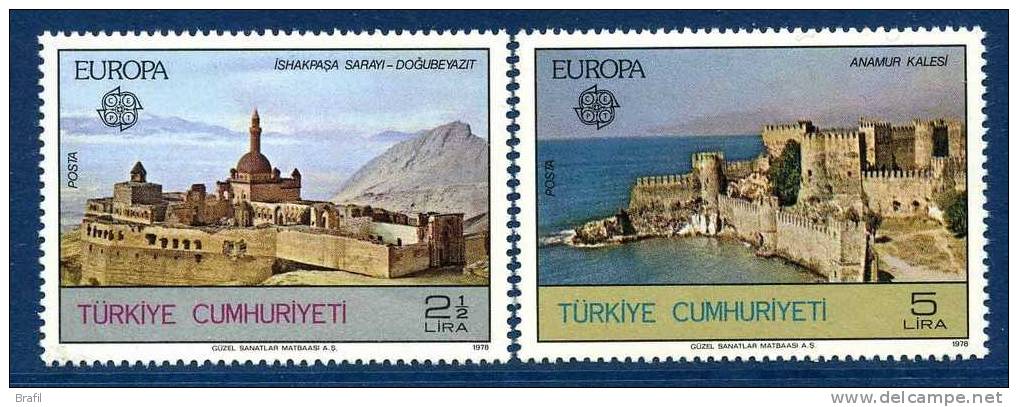 1978 Europa C.E.P.T.,  Turchia, Serie Completa Nuova (**) - 1978