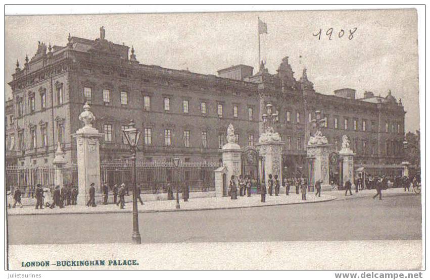 ROYAUME UNI ANGLETERRE LONDON BUCKINGHAM PALACE 1908.LA RELEVE DE LA GARDE - Buckingham Palace