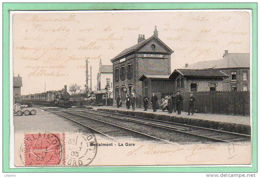 59 - BERLAIMONT -- La Gare - Berlaimont