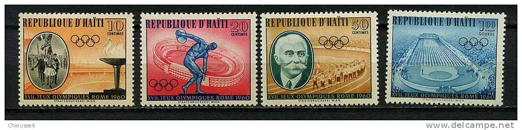Haïti * N° 447 à 450 - J.O. De Rome - Haïti
