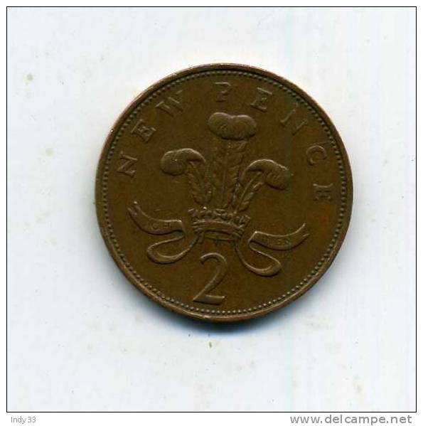 - MONNAIE GRANDE-BRETAGNE 1971... 2 NEW P.  1971 - 2 Pence & 2 New Pence