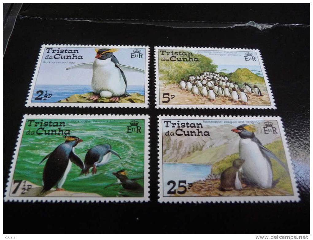 TRISTAN DA CUNHA MNH MICHIEL-NR: 191/94 PINGUÏNS. - Pinguine