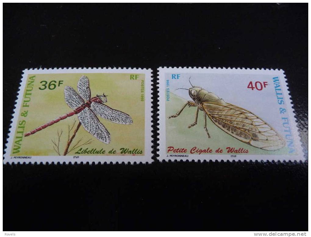 Wallis Et Futuna MNH Michiel-Nr: 739/40 INSECT. - Andere & Zonder Classificatie