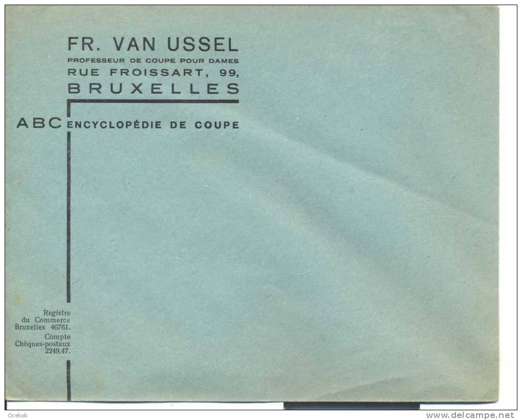 Omslag / Enveloppe BRUSSEL  FR. VAN USSEL ABC Encyclopedie - Other & Unclassified