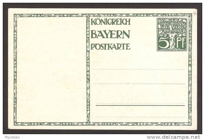 Luitpold, Prince Regent Of Bavaria (Germany) - Postal  Stationery
