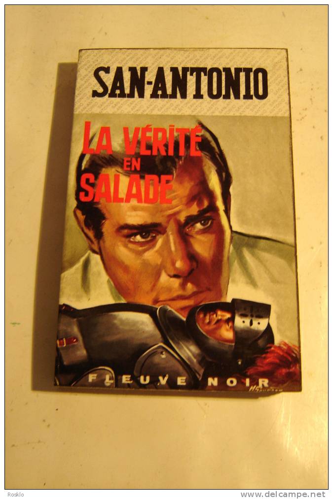 ROMAN POLICIER / SAN ANTONIO  N° 173  DE 1° TRI 1968 / LA VERITE EN SALADE   / BON   ETAT - San Antonio