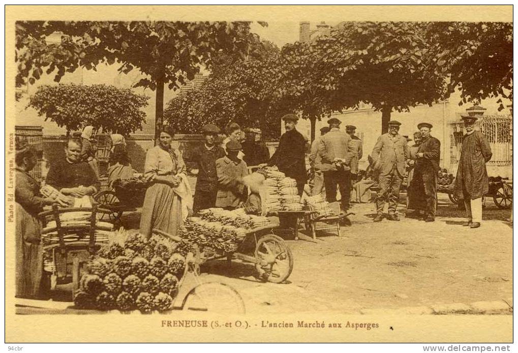 CPA (78) FRENEUSE L Ancien Marché Aux Asperges - Freneuse