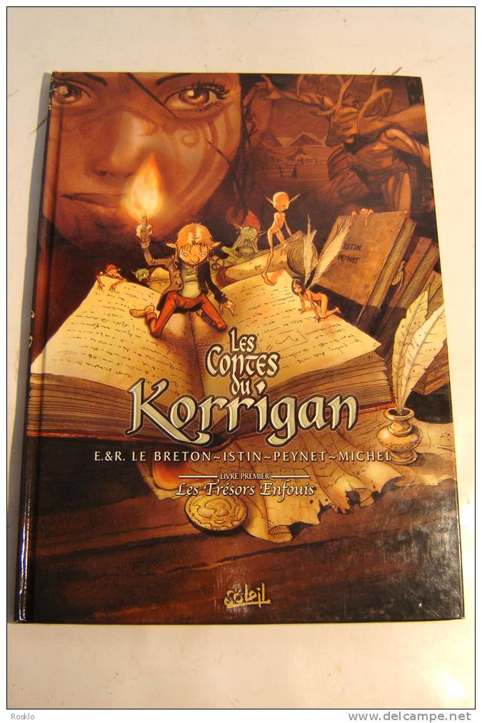 BD / LES CONTES DE KORRIGAN / LIVRE PREMIER LES TRESORS ENFOUIS  / PARFAIT  ETAT - Colecciones Completas