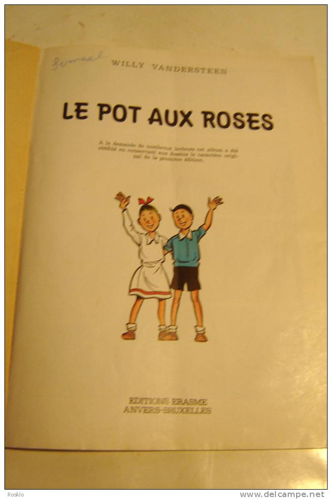 BD / BOB ET BOBETTE / LE POT AUX ROSES  REDITION DE 1977 / DANS L  ETAT - Suske En Wiske