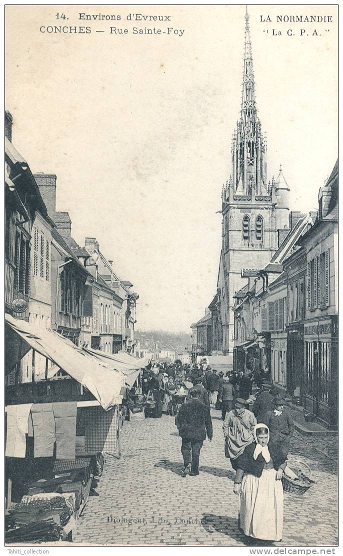 CONCHES - Rue Sainte-Foy - Conches-en-Ouche