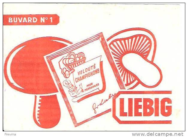 Buvard Liebig N° 1 Velouté Champignon - Suppen & Sossen