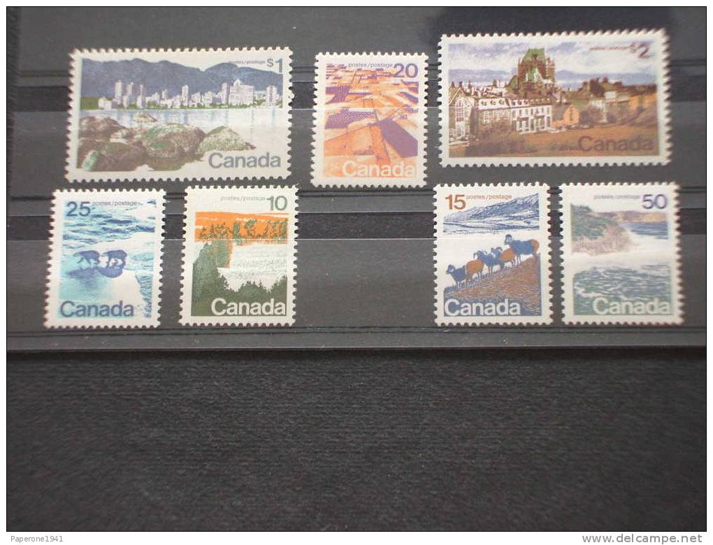 CANADA-1972 PITTORICA 7v.-NUOVI(++)-TEMATICHE - Unused Stamps